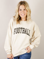 Dusty Vanilla Football Thermal Corded Pullover