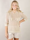 Taupe Drawstring Shorts