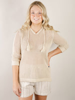Taupe Drawstring Shorts