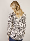 Leopard Print Ribbed Shacket