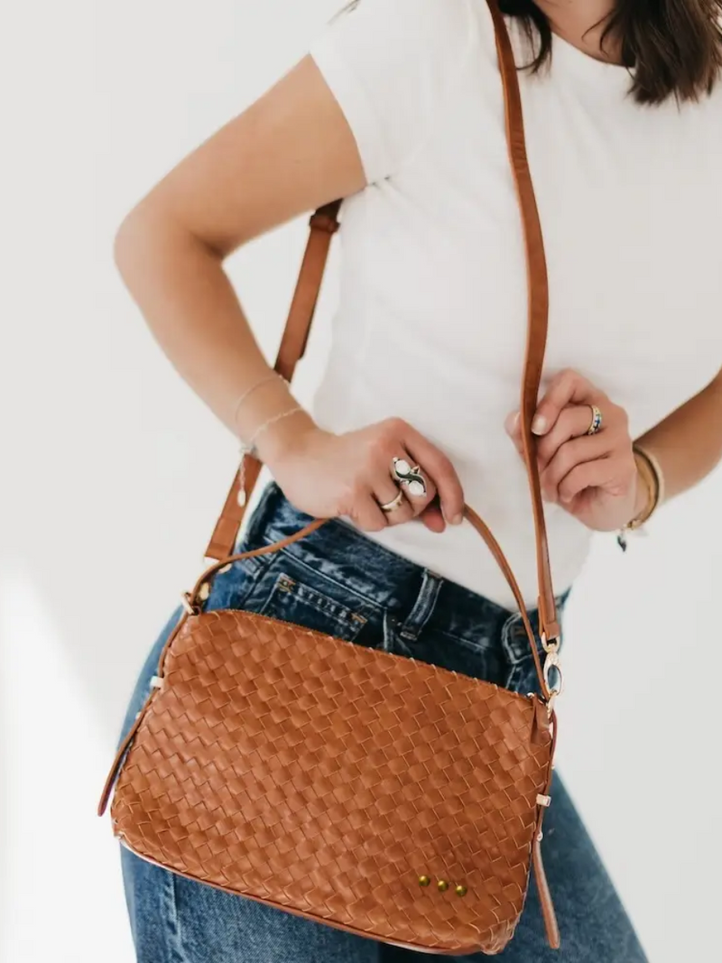 Harper Woven Shoulder Bag (Multiple Colors)