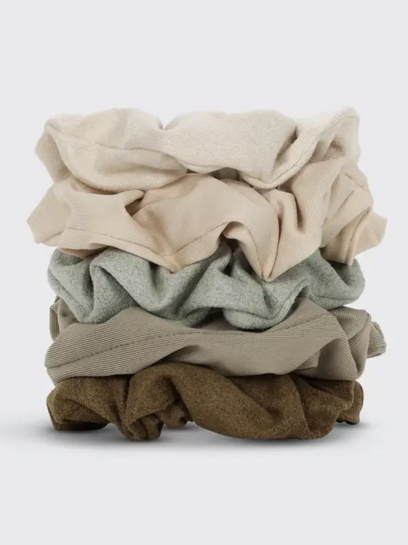 Textured Scrunchie Set (Multiple Colors)