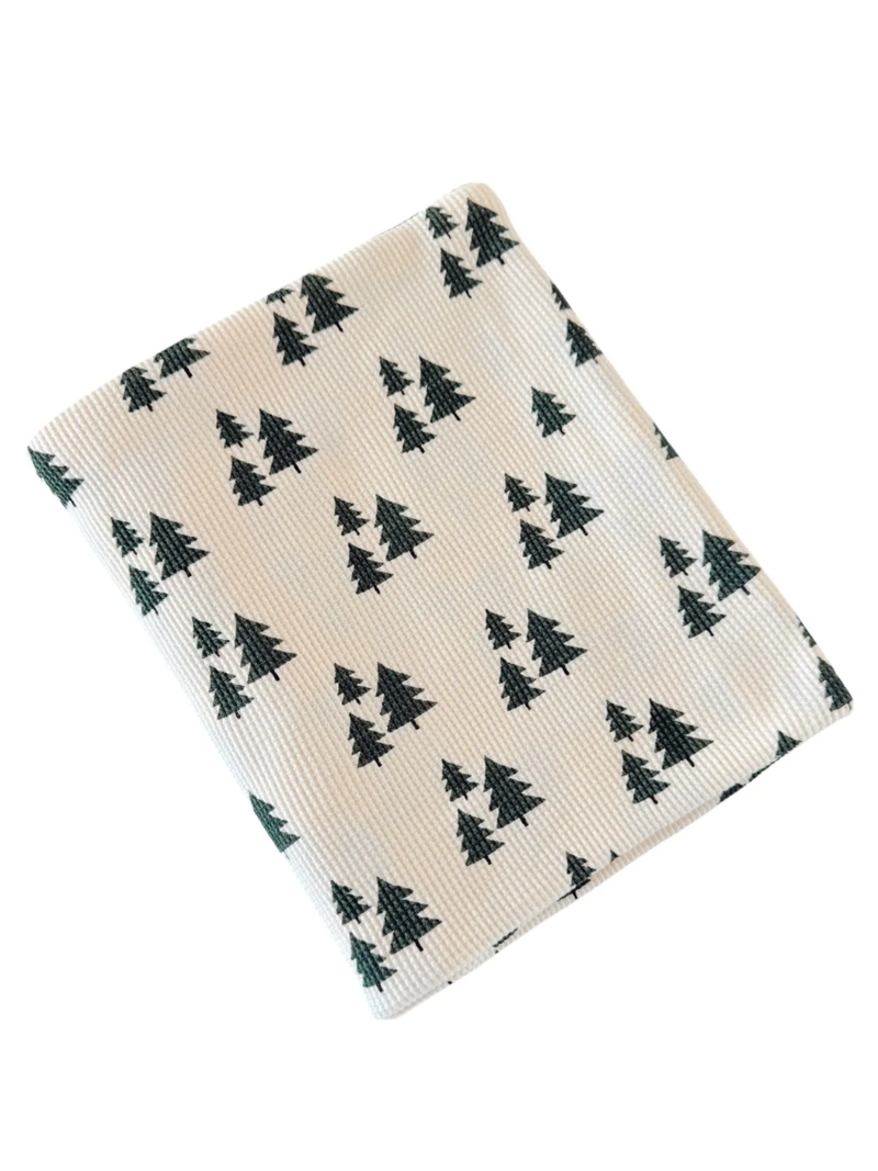 Forest Green Tree Swaddle