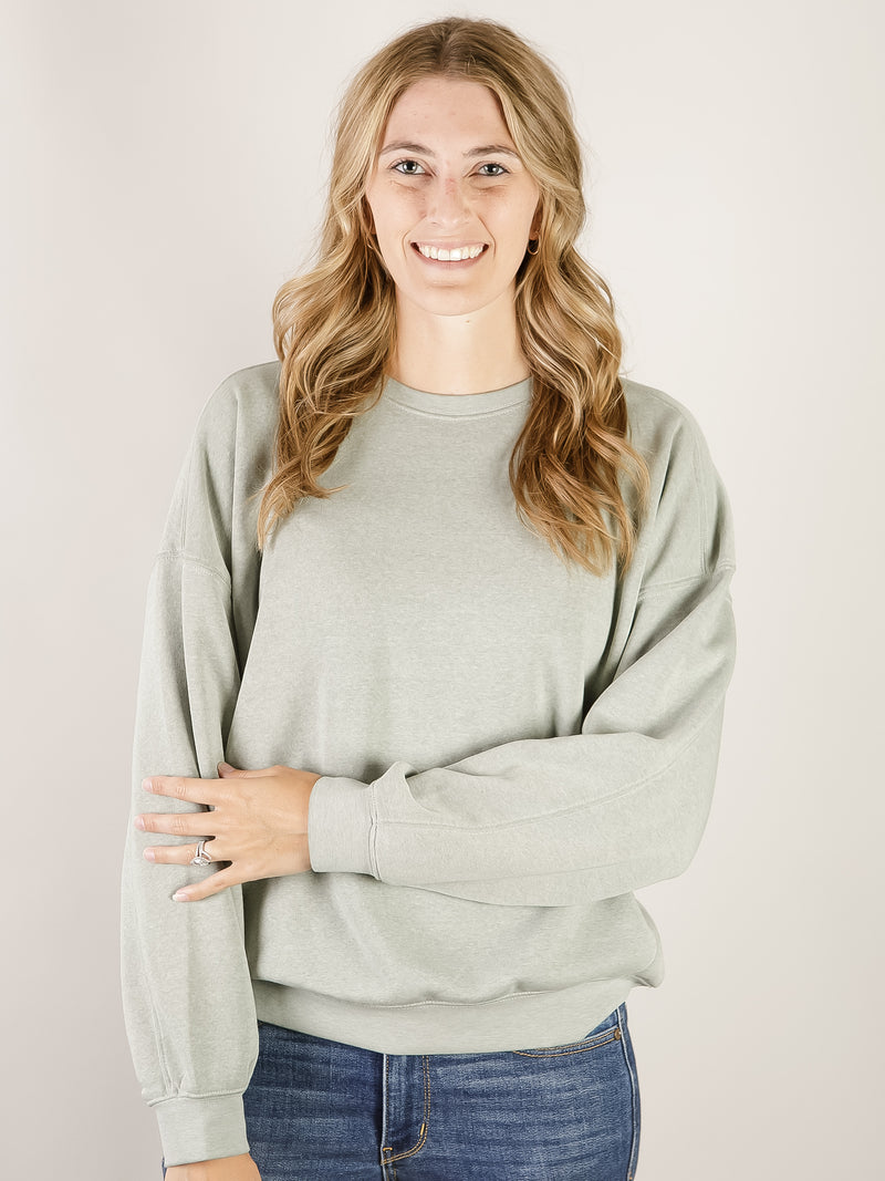 Sage Green Crewneck Sweatshirt
