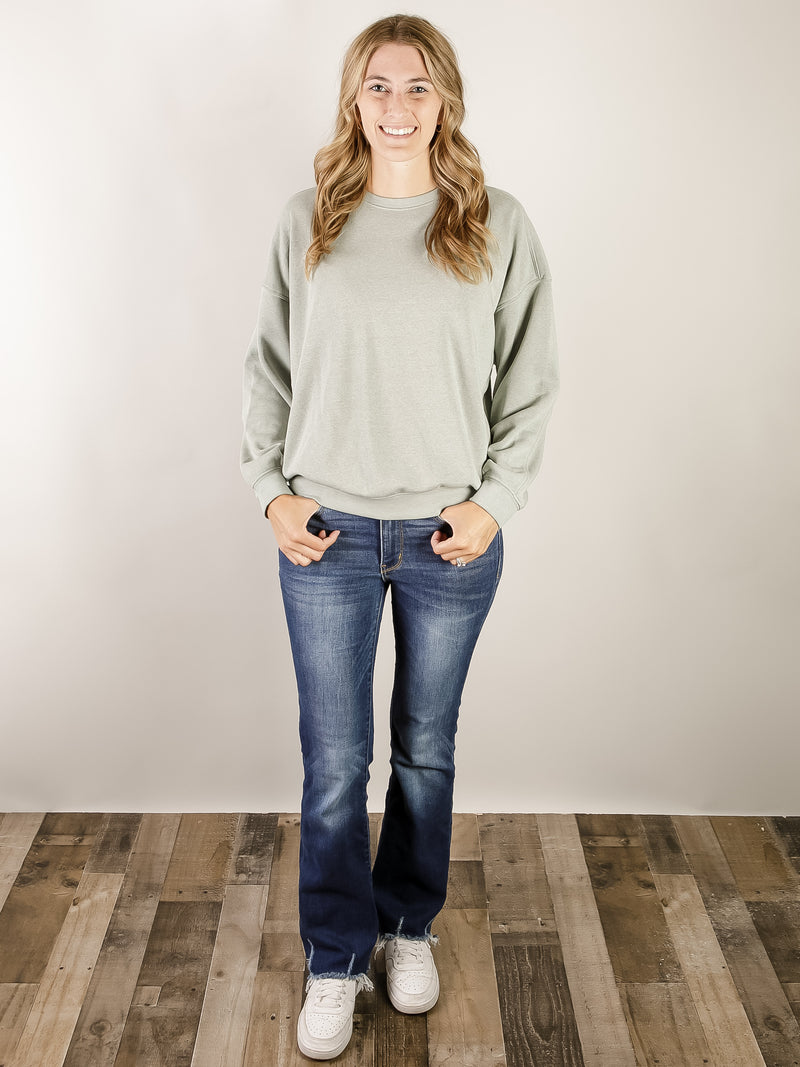 Sage Green Crewneck Sweatshirt