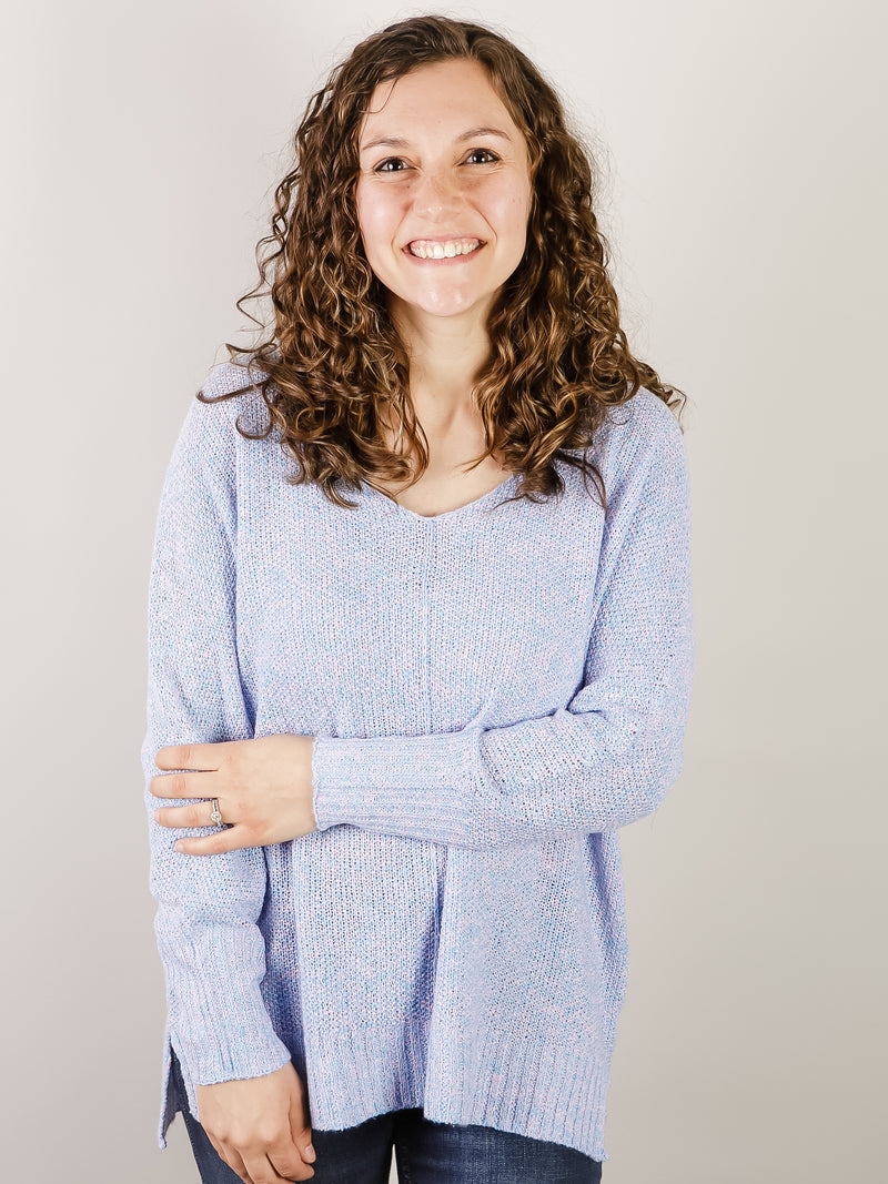 Periwinkle Spring Lightweight Sweater