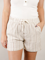 Taupe Drawstring Shorts