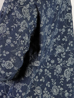 Dark Denim Floral Jacket