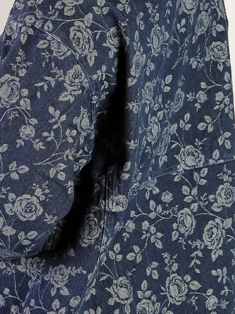Dark Denim Floral Jacket