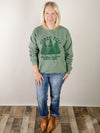 Green North Pole Graphic Sweatshirt