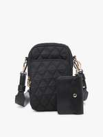 Parker Quilted 3 Compartment Crossbody