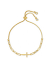Delicate Cross Pulley Bracelet