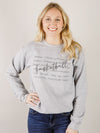 Basketball Words Graphic Sweatshirt