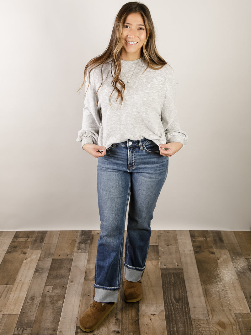 Grey Knit with Snake Print Back