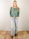 Hunter Green Everyday Pullover Knit Top