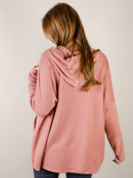 Oversized Hooded Solid Loose Fit Knit Top (Multiple Colors)