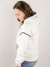 Heather Grey Blanket Stitched Sweatshirt