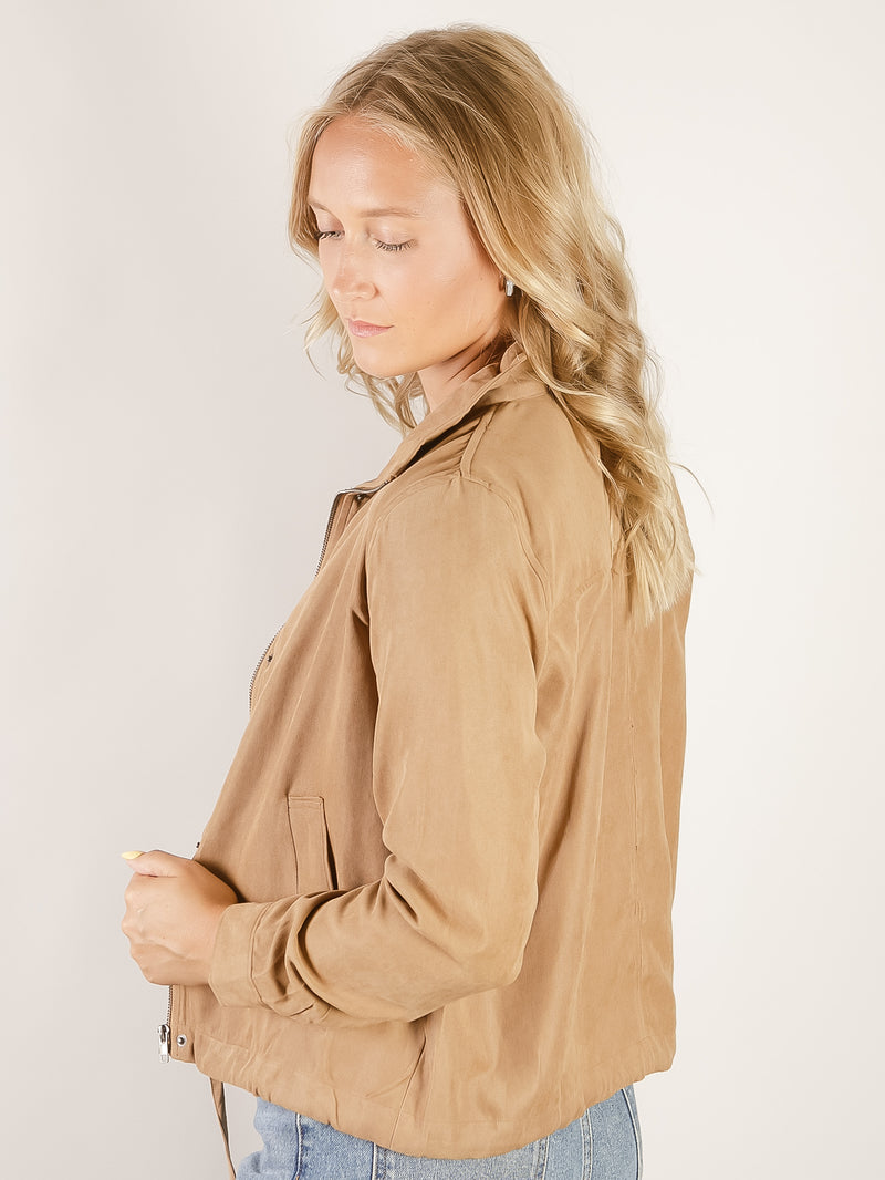 Camel Lightweight Utility Jacket