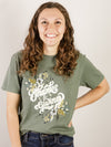 Olive Green Thanks and Giving Tee