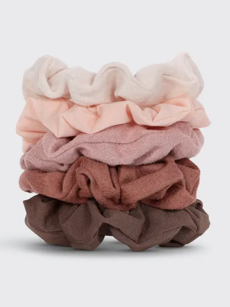 Textured Scrunchie Set (Multiple Colors)