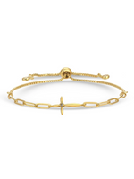 Delicate Cross Pulley Bracelet