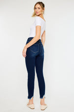 KancanHigh Rise Frayed Ankle Skinny Jeans (Online Exclusive)