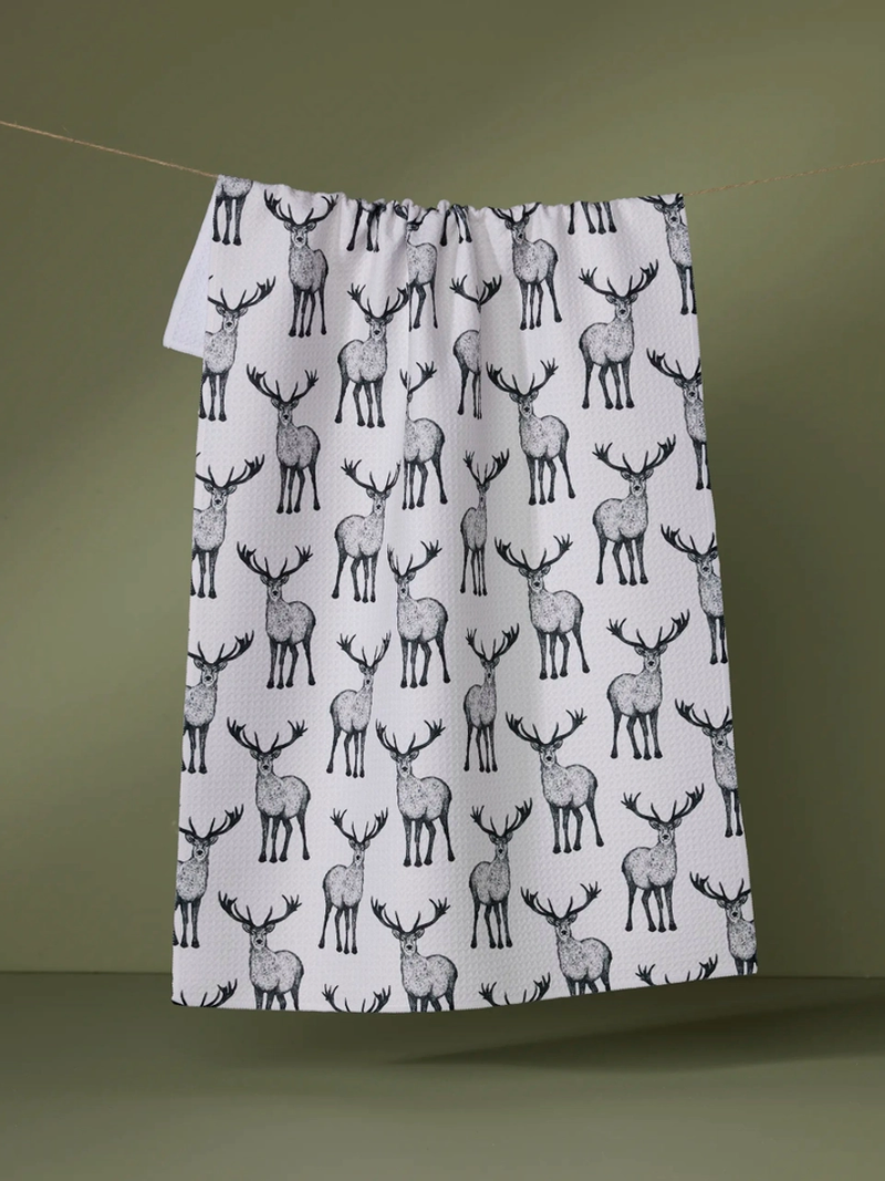 Geometry Holiday Tea Towel (Multiple Styles)