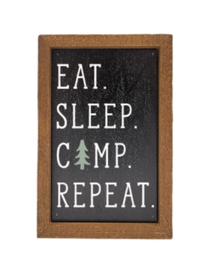 Eat Sleep Camp Sign