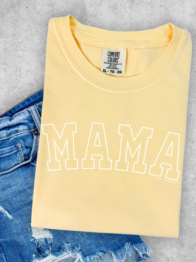 Mama Comfort Color Graphic Tee
