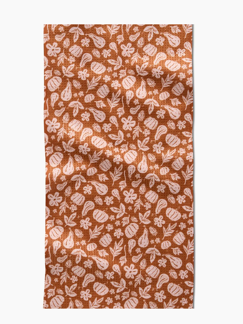Farm Harvesting Days Geometry Bar Towel
