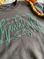Brown Thankful Graphic Sweatshirt