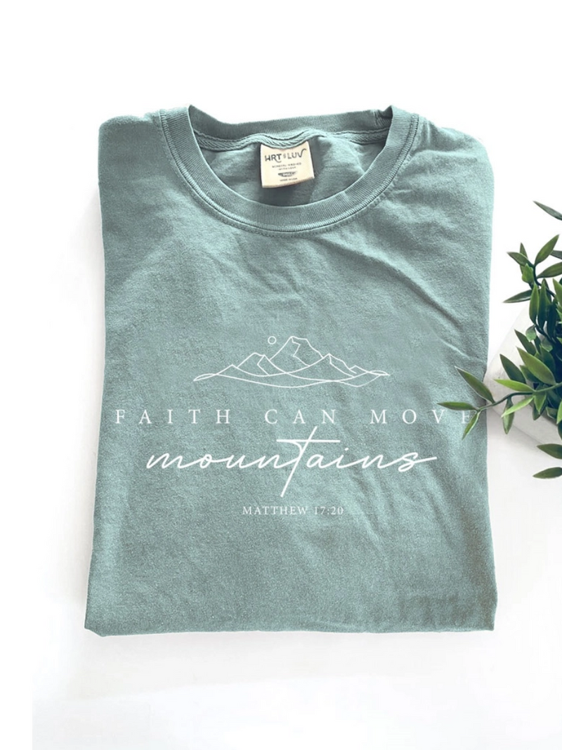 Faith Can Move Mountains Graphic Tee