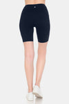 Navy High Waist Biker Shorts (Online Exclusive)