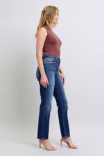 Judy Blue Full Size Washed Straight Leg Jeans with Pockets (Online Exclusive)