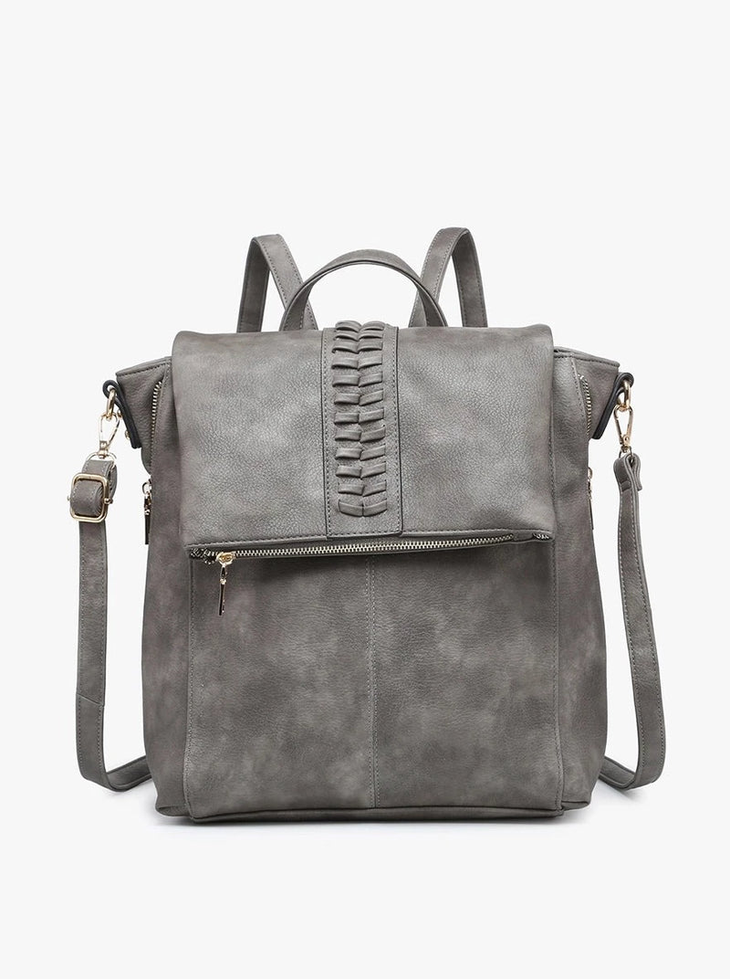 Vivian Distressed Convertible Backpack (Multiple Colors)