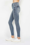 Judy Blue Tummy Control Contrast Wash Skinny Jeans  (Online Exclusive)