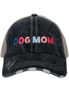 Dog Mom Multi-Colored Trucker Hat