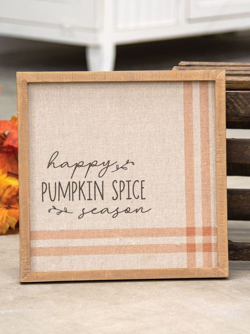 Pumpkin Spice Seed Sack Sign