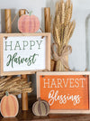 Harvest Blessings Jute Sign