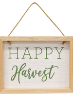 Happy Harvest Jute String Sign