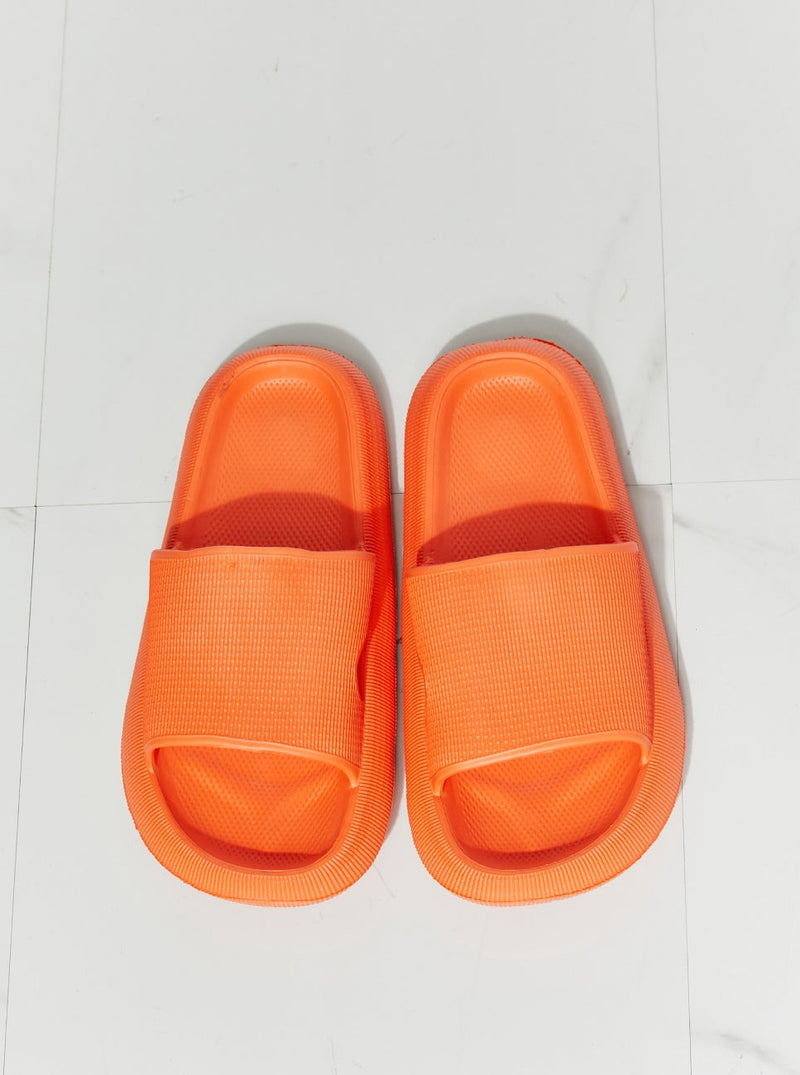 Open Toe Slide in Orange (Online Exclusive)