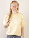 Golden Midwest Puff Print Mineral Washed Tee