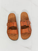Ochre Double-Banded Slide Sandal (Online Exclusive)