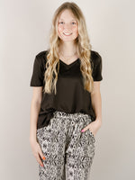 Black and White Print Pant
