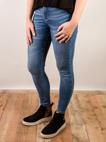 Curvy Judy Blue Medium Wash High Rise Control Top Skinny Jean