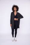 Longline Hooded Cardigan with Pockets (Online Exclusive)