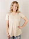 Butter Soft Basic V-Neck Short Sleeve (Multiple Colors)