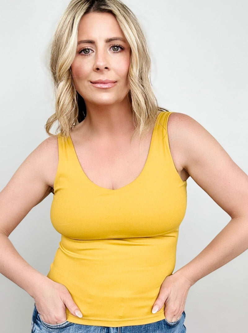Medium Length Lift Tank 2.0 with Built in Shelf Bra (Online Exclusive) –  The Spotted Owl