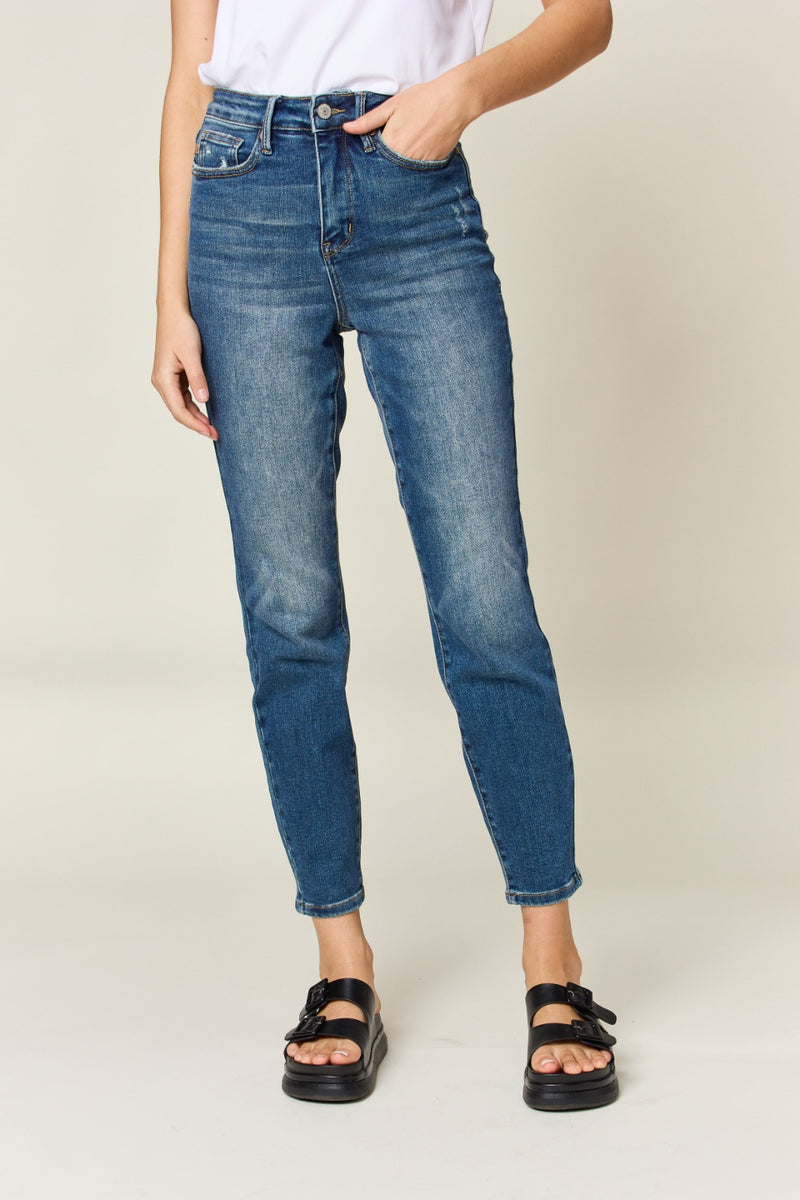 Judy Blue Tummy Control High Waist Slim Jeans (Online Exclusive)
