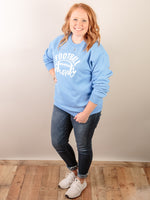 Football Mom Fleece-Lined Graphic Sweatshirt